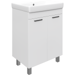 Тумба с раковиной DIWO Брянск 60 напольная белый глянец раковина Архангельск 60 см 569748 Тумба с раковиной DIWO Брянск 60 напольная белый глянец раковина Архангельск 60 см 569748