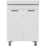 Тумба с раковиной DIWO Брянск 60 напольная белый глянец раковина Архангельск 60 см 569748 Тумба с раковиной DIWO Брянск 60 напольная белый глянец раковина Архангельск 60 см 569748