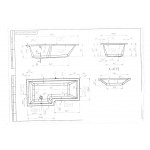 Ванна акриловая Marka One Linea 165x85 левая или правая