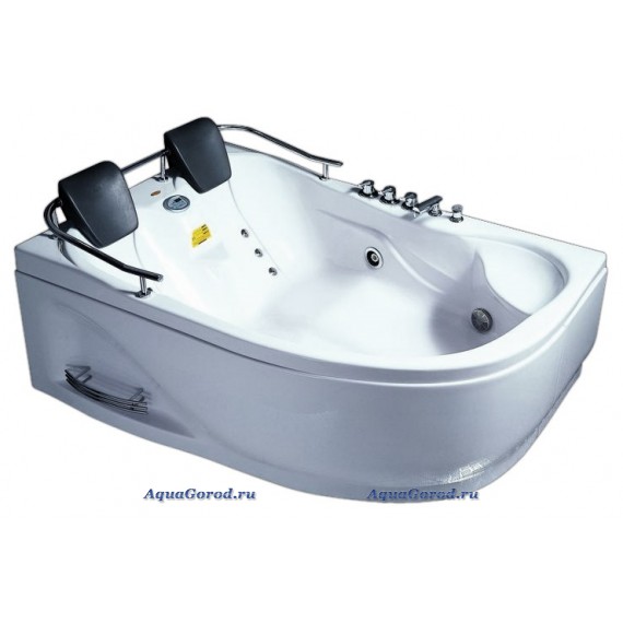 Ванна акриловая с гидромассажем Appollo A-0929L левая 180x125x66 см