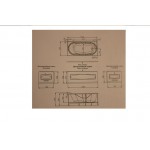 Ванна акриловая Akrilan Rio Ondo 150x75 см