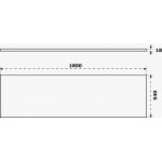 Панель фронтальная (экран) для ванны Bas Мале 180х80 см Э 00125