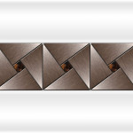 Декоративная отделка горизонтальной или вертикальной вставкой Radomir Арт-мозаика фронтальной панели к ванне Ларедо 2