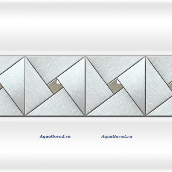 Декоративная отделка горизонтальной или вертикальной вставкой Radomir Арт-мозаика торцевой панели к ванне Ларедо