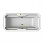 Ванна акриловая Fra Grande Фернандо 190х90 с комплектом панелей комплектация хром 4-01-2-0-1-422