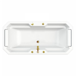 Ванна акриловая Fra Grande Фернандо 190х90 с комплектом панелей комплектация золото 4-01-3-0-1-422
