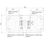 Ванна акриловая Fra Grande Фернандо 190х90 с комплектом панелей и системой гидромассажа, хром 4-01-4-0-0-422