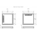 Акриловый поддон к душевому ограждению Radomir Респект 100 квадратный 1-11-0-0-0-133