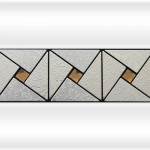 Декоративная отделка вертикальной вставкой "Арт-мозаика" фронтальной панели к ванне Fra Grande Русильон 4-231-0-0-0-424