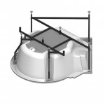 Ванна акриловая Fra Grande Монте-Карло 149х149 комплект панелей, бронза, гидромассаж 4-01-4-0-0-402