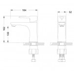 Смеситель Lemark Evitta для раковины LM0506C