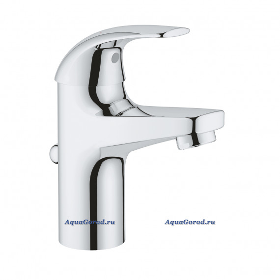 Смеситель Grohe BauCurve для раковины со сливным гарнитуром, хром 32805000