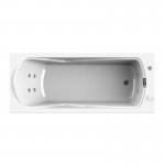 Ванна акриловая с гидромассажем Vannesa Massage Сильвия 167х70 см форсунки Chrome