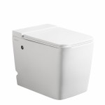 Унитаз приставной Abber Rechteck вертикальный выпуск с импульсным смывом сиденье микролифт белый AC1212P Унитаз приставной Abber Rechteck вертикальный выпуск с импульсным смывом сиденье микролифт белый AC1212P