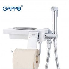 Смеситель Gappo Gyron с гигиеническим душем и бумагодержателем G7296