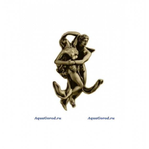 Крючок двойной Art&Max Romantic подвесной бронза AM-B-0812-B