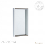 Зеркало Акватон Бэлла 45 см белый джара 1A221702BBAZ0