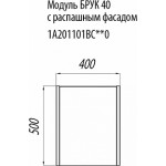 Шкаф Акватон Брук 40 см подвесной дуб феррара 1A201803BCDF0