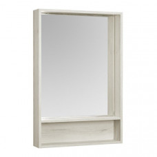Зеркало-шкаф Aquaton Флай 60 см дуб крафт белый 1A237602FA860