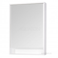 Зеркало-шкаф Aquaton Капри 60 см с подсветкой белый 1A230302KP010