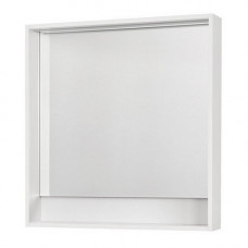 Зеркало Aquaton Капри 80 см с подсветкой белое 1A230402KP010