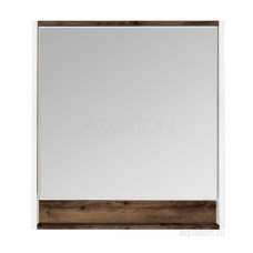 Зеркало Aquaton Капри 80 см с подсветкой таксония темная 1A230402KPDB0