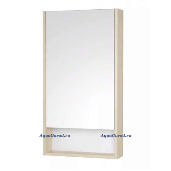 Зеркало-шкаф Aquaton Сканди 45 белый/Дуб Верона 1A252002SDB20