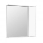 Зеркало-шкаф Акватон Стоун 80 см с подсветкой белый 1A228302SX010