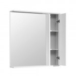 Зеркало-шкаф Акватон Стоун 80 см с подсветкой белый 1A228302SX010