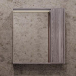 Зеркало-шкаф Акватон Стоун 80 см с подсветкой грецкий орех 1A228302SXC80