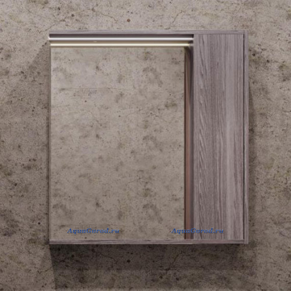Зеркало-шкаф Акватон Стоун 80 см с подсветкой грецкий орех 1A228302SXC80