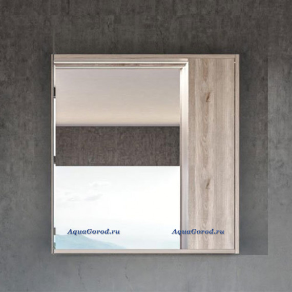 Зеркало-шкаф Акватон Стоун 80 см с подсветкой сосна арлингтон 1A228302SX850