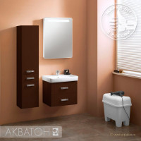 Мебель для ванной комнаты Aquaton Америна 60 темно-коричневый