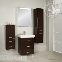 Мебель для ванной комнаты Aquaton Америна 60 М коричневый