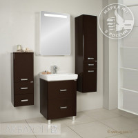 Мебель для ванной комнаты Aquaton Америна 60 Н коричневый