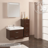 Мебель для ванной комнаты Aquaton Америна 70 темно-коричневый