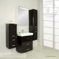 Мебель для ванной комнаты Aquaton Америна 70 М черный