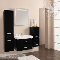 Мебель для ванной комнаты Aquaton Америна 80 черный