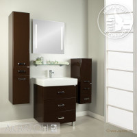 Мебель для ванной комнаты Aquaton Америна 80 М коричневый