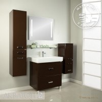 Мебель для ванной комнаты Aquaton Америна 80 Н коричневый