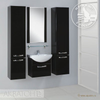 Мебель для ванной комнаты Aquaton Ария 50 черный