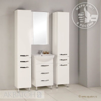 Мебель для ванной комнаты Aquaton Ария 50 Н белый
