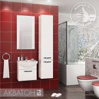 Мебель для ванной комнаты Aquaton Ария 50 белый