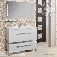 Мебель для ванной комнаты Aquaton Мадрид 100 М белый
