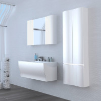 Мебель для ванной комнаты Aquaton Ондина 100 белый глянец