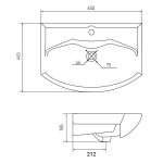 Раковина Aquaton Смайл-65 1WH207782