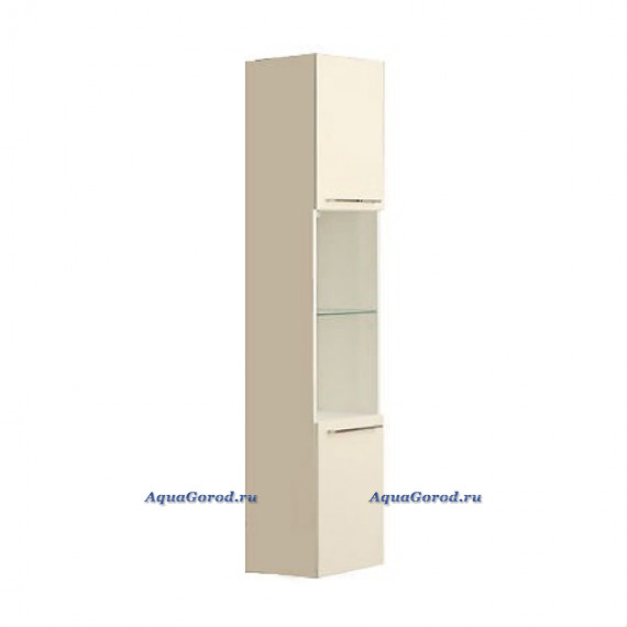 Шкаф-колонна подвесная Акватон Севилья белый жемчуг