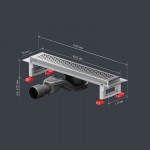 Душевой трап AM.PM MasterFlow хром матовый W01SC-P11-040-01SB Душевой трап AM.PM MasterFlow хром матовый W01SC-P11-040-01SB