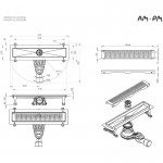 Душевой трап AM.PM MasterFlow хром матовый W01SC-P11-040-01SB Душевой трап AM.PM MasterFlow хром матовый W01SC-P11-040-01SB