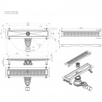 Душевой трап AM.PM MasterFlow черный матовый W01SC-P11-050-01BM Душевой трап AM.PM MasterFlow черный матовый W01SC-P11-050-01BM